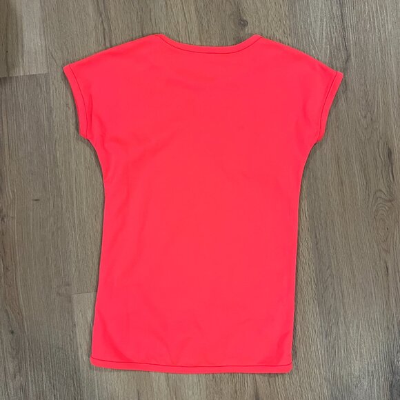 Nike Dri Fit Orange T-Shirt Girls Size 4 - Picture 4 of 4